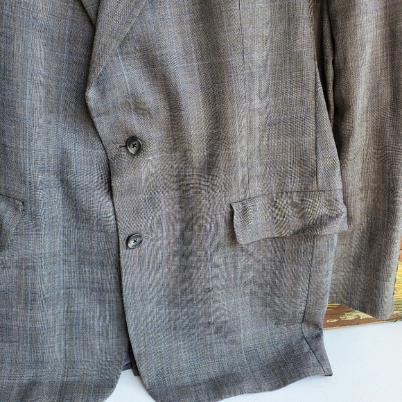 NORDSTROM GRAY COAT JACKET BLAZER SZ 43L - Picture 5 of 9